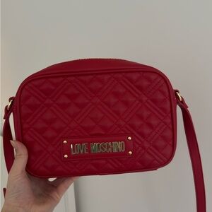 Love Moschino Red Crossbody Bag